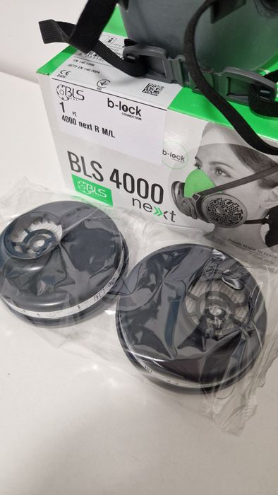 Półmaska BLS 4000 next + komplet filtrów 202 P3 R