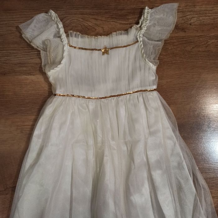Sukienka strój aniołka skrzydła opaska r. 122, 128, 134 Marks&Spencer