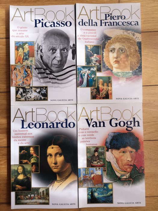 Artbook Pintura - Picasso, Renoir, Leonardo, Gaugin, Van Gogh, etc