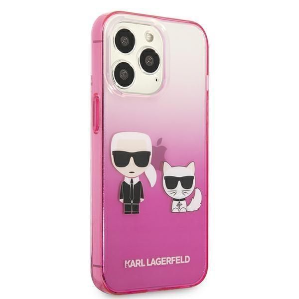 Etui na Telefon Karl Lagerfeld Pink Gradient dla iPhone 13 Pro / 13