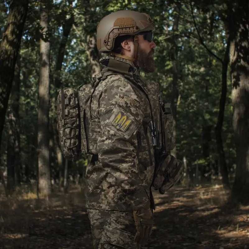 Тактичний рюкзак на 10л до плитоноски на MOLLE. Cordura 1000D. Піксель