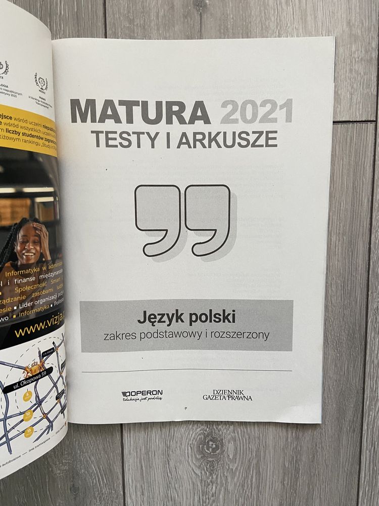 Testy i arkusze język polski