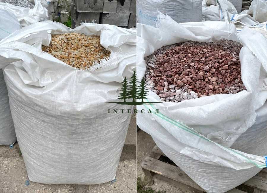 Крихта мармурова Біла 25 кг Тасос/Доломіт фракції 5/10мм, 10/25мм