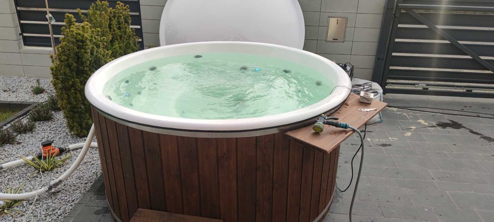 Balia ogrodowa hottube balia bania wodna basen jacuzzi
