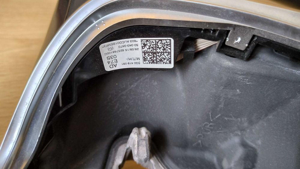 Volante VW Golf VII 7 Passat B8, patilhas e comando (2013-20) + Airbag