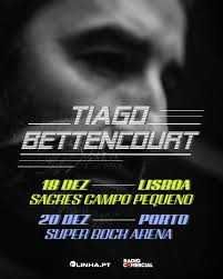 Vendo 2 bilhetes Tiago Bettencourt - Sagres Campo Pequeno