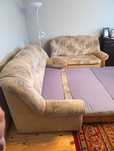 Zestaw kanapa sofa 3os +2os z funkcją spania