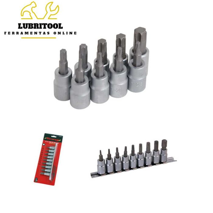 Jogo 9 Chaves Caixa Torx 3/8" T10-T55 CT0733 | NOVOS