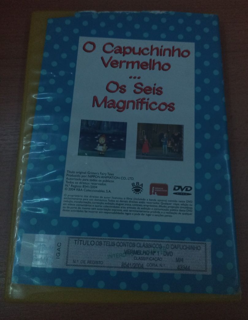 DVD "O Capuchinho Vermelho"