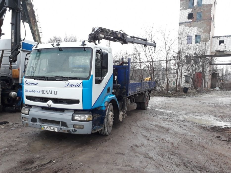 В Одессе кран манипулятор 13тонн с вылет. стрелы 7.4 плат6.2-2.5 метр.