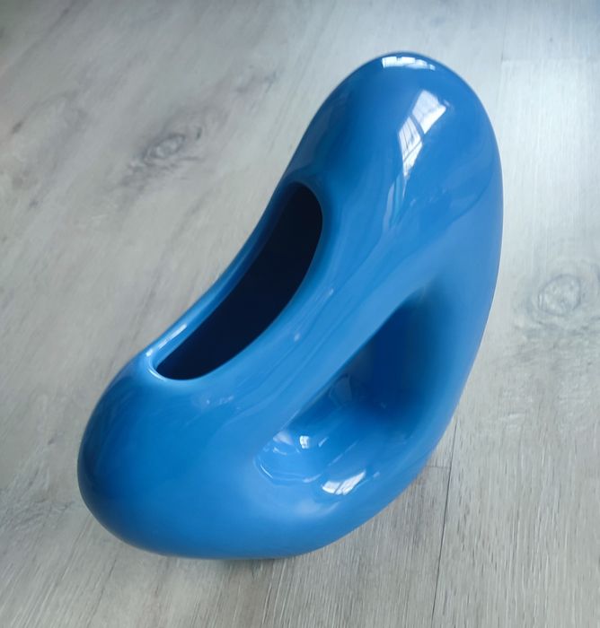 Wazon/dekoracja niebieskie serce