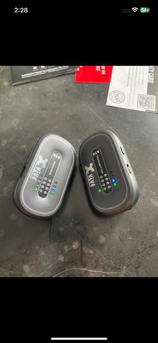 XVive A58 wireless guitar system