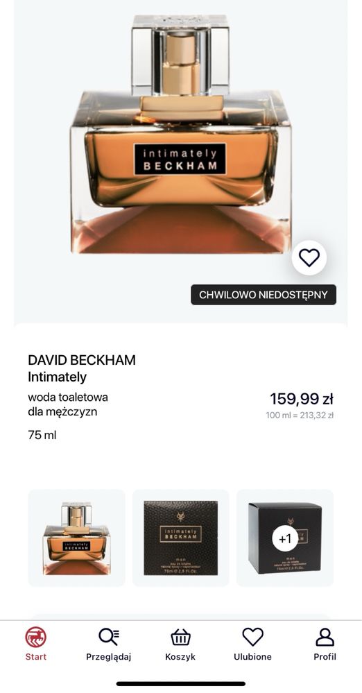 Perfumy meskie david beckham