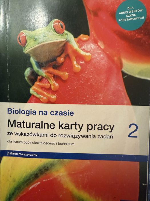 Biologia maturalne karty pracy dwa Nowa Era zakres rozszerzony