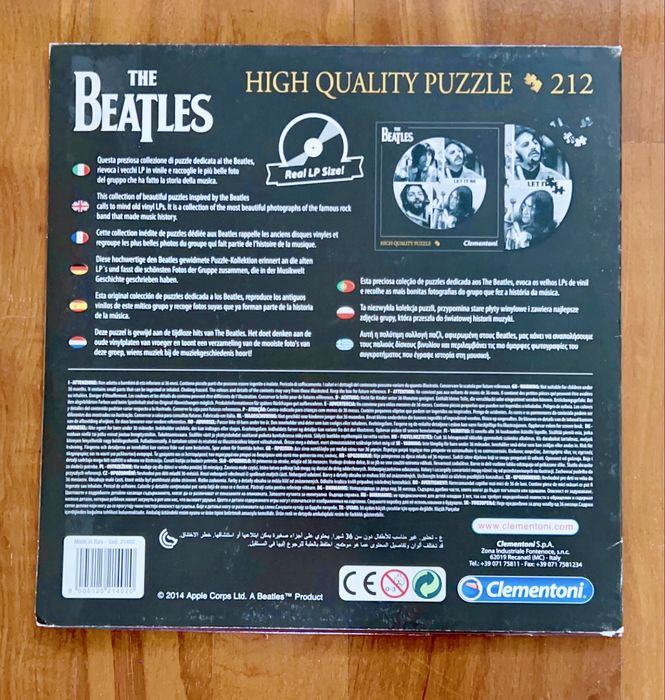 Puzzlr The Beatles Let it be 212 peças