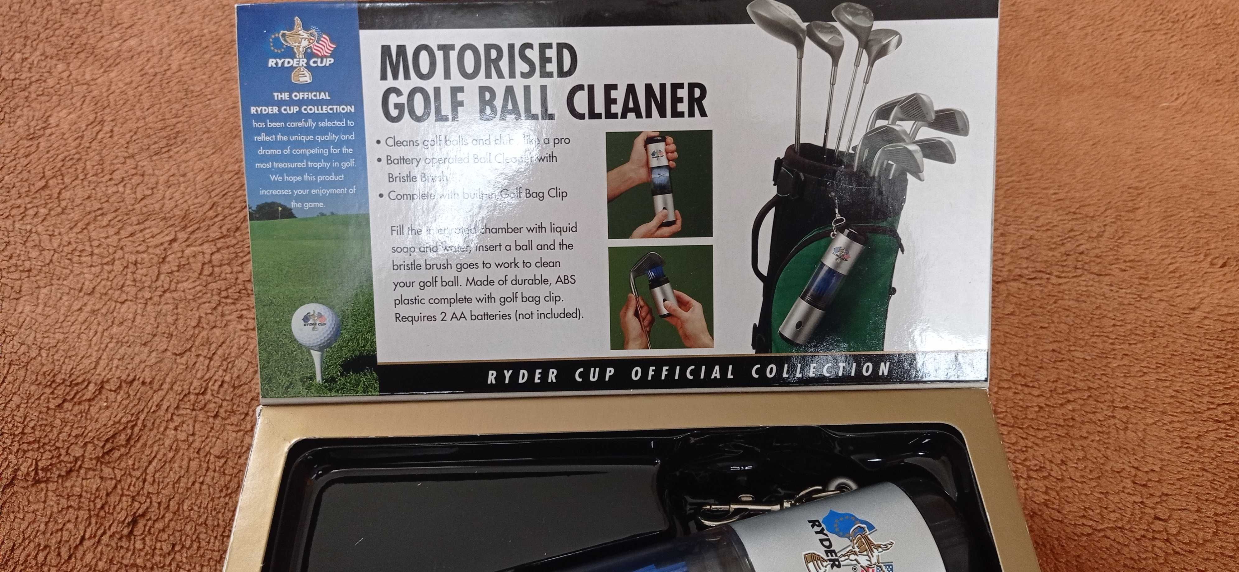 Golf - urządzenie do czyszczenia piłek na baterie