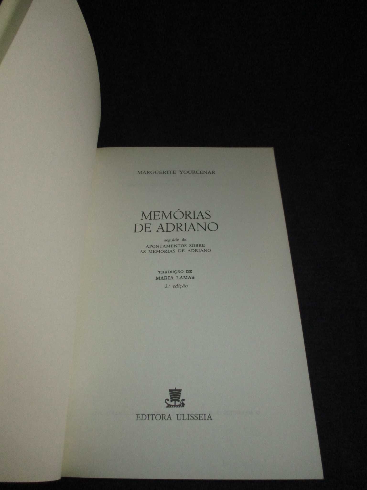 Livro Memórias de Adriano Marguerite Yourcenar