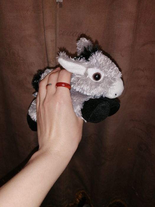 Мягкая эко игрушка ослик