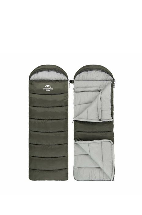 Зимовий спальний мішок Naturehike U350S (-3°C), темно-зелений