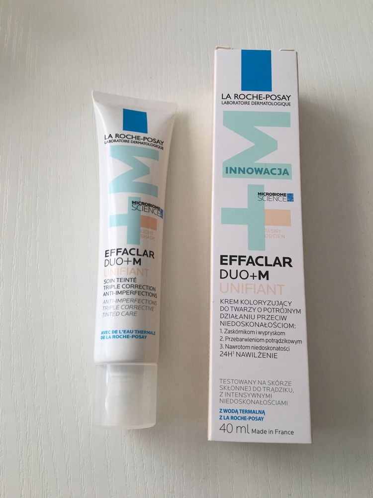 Krem Effaclar duo+M UNIFIANT jasny odcień
