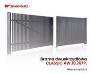 Wiśniowski brama dwuskrzydłowa CLASSIC AW.10.76/P - solidna