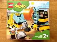 LEGO Duplo 10931 Ciężarówka i koparka gąsienicowa - NOWE