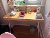 Secretaria/escritorio ikea 102x49 e cadeira
