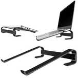 Podstawka Aluminiowa Pod Tablet Laptop Do 18" Simple S1 (Czarna)