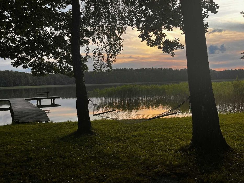 Komfortowy dom na Mazurach z własną plażą i pomostem
