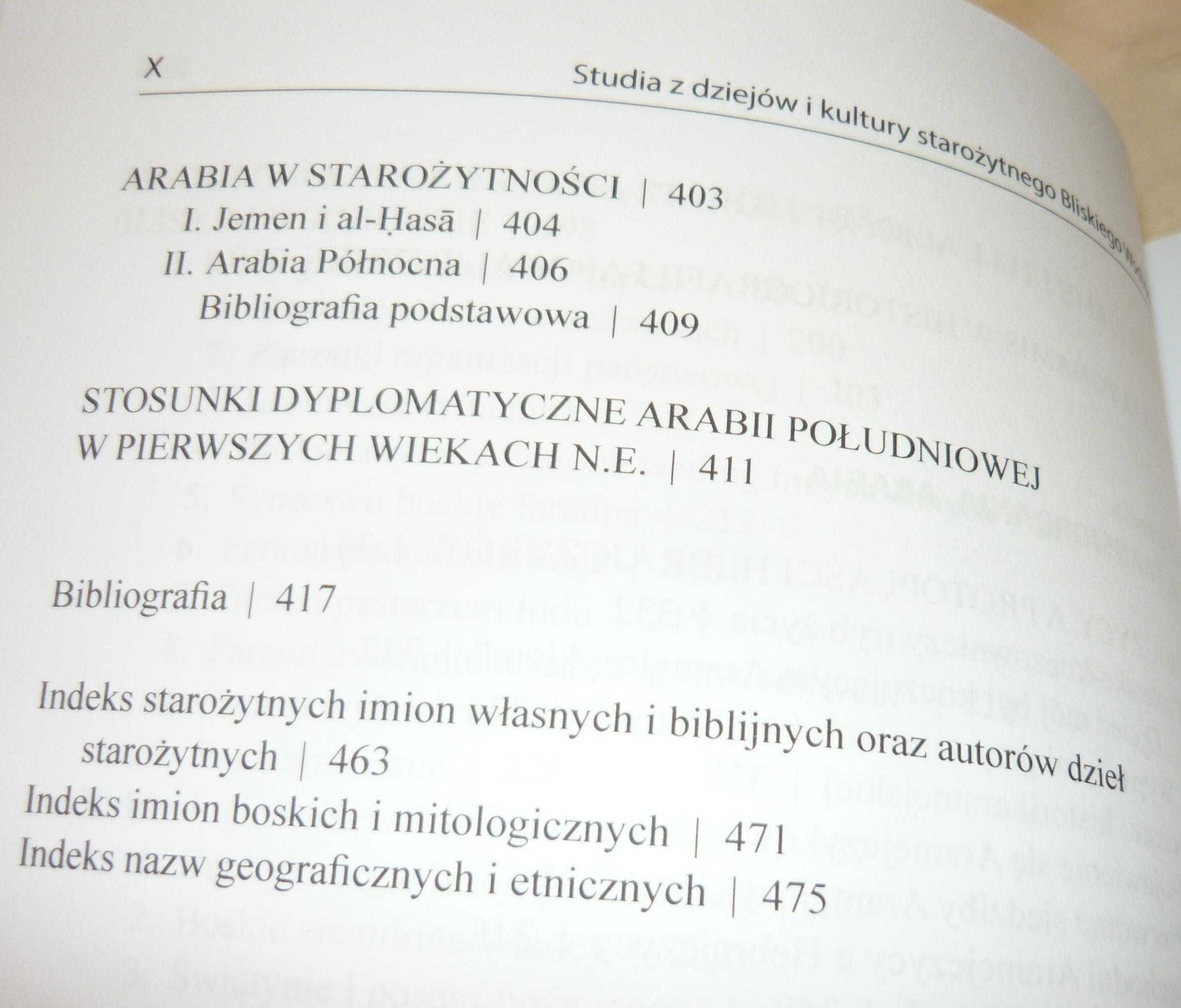 Studia z dziejów i kultury starożytnego Bliskiego Wschodu E. Lipiński