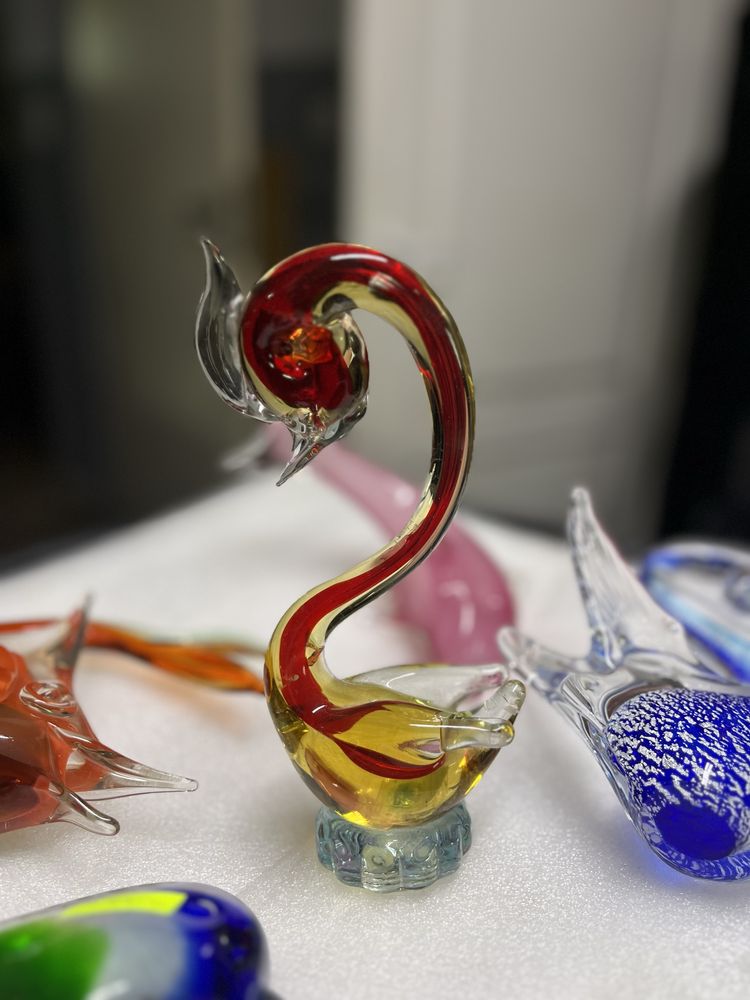 Łabędź murano 18cm