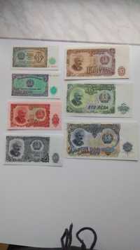 Zestaw banknotów oryginały Bułgaria