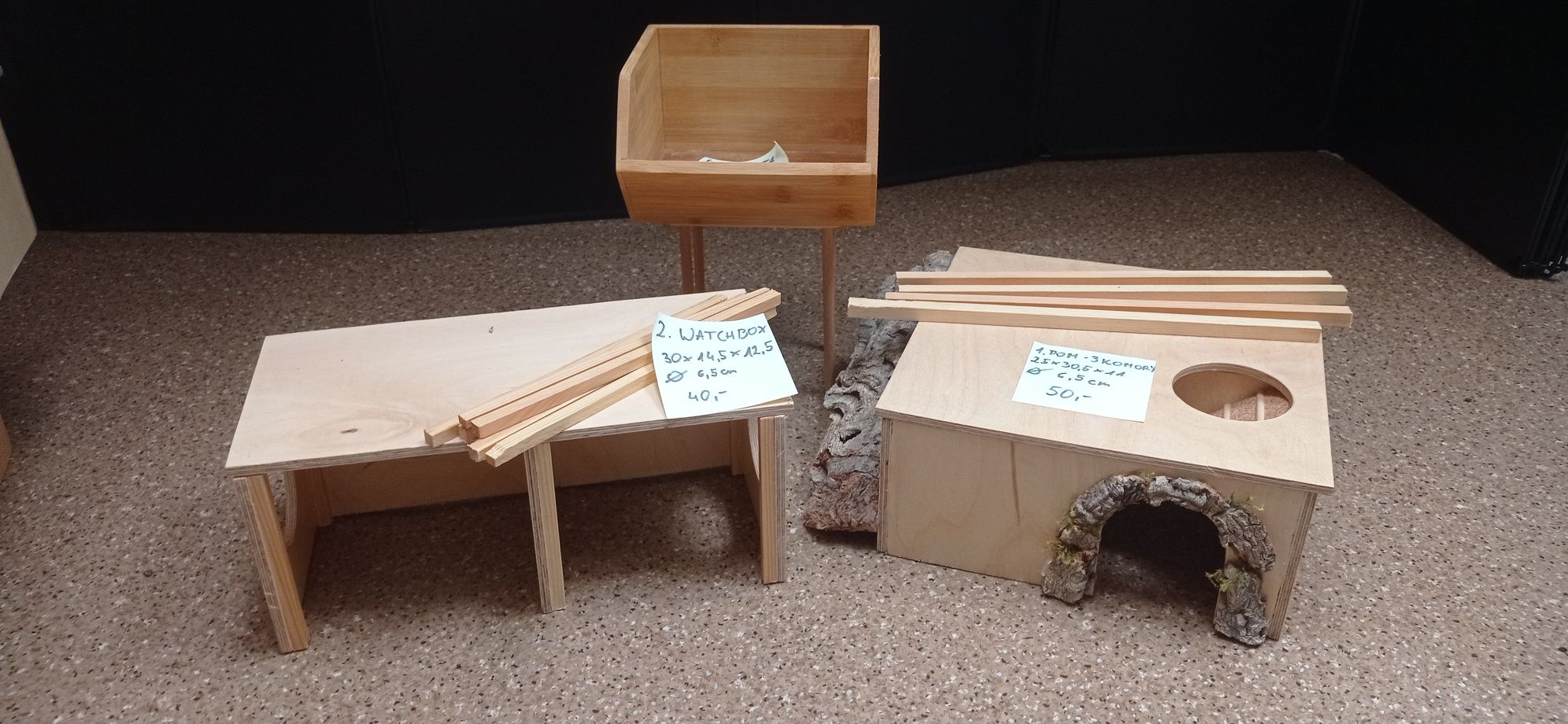 wyposażenie terrarium  po chomiku roborowskim