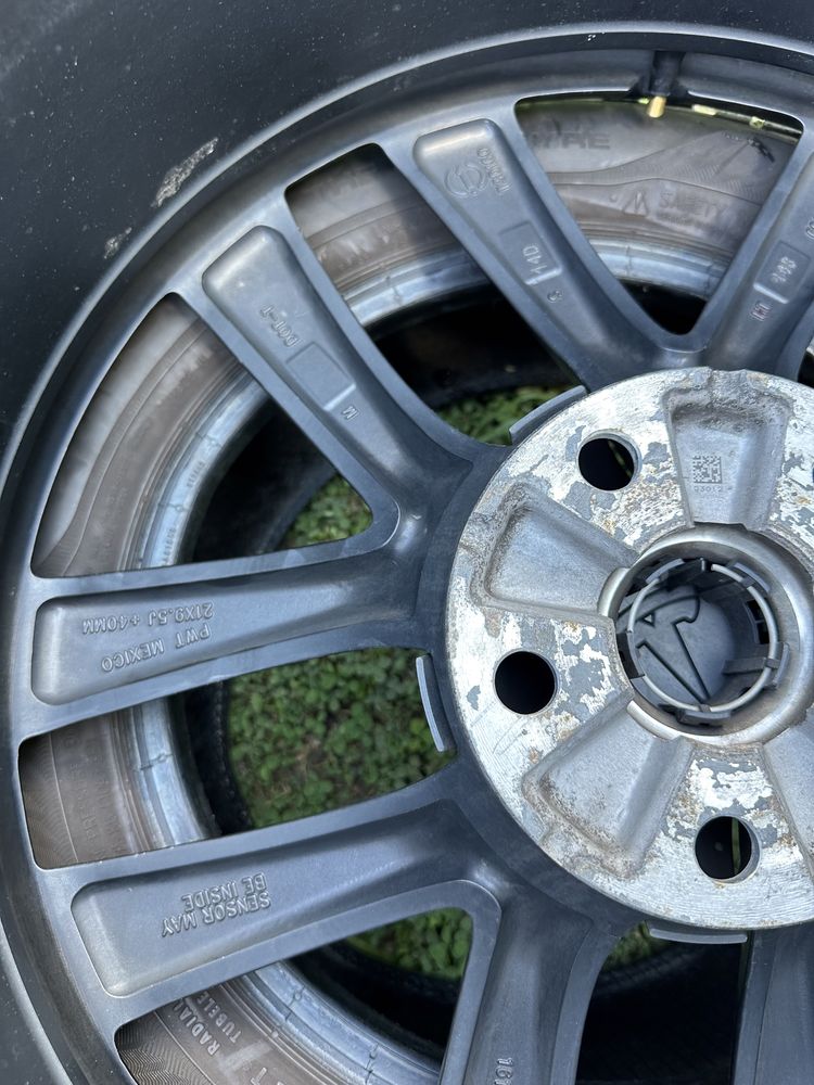Диски 21 5.120 Tesla Model S Arachnid  Різно широкі