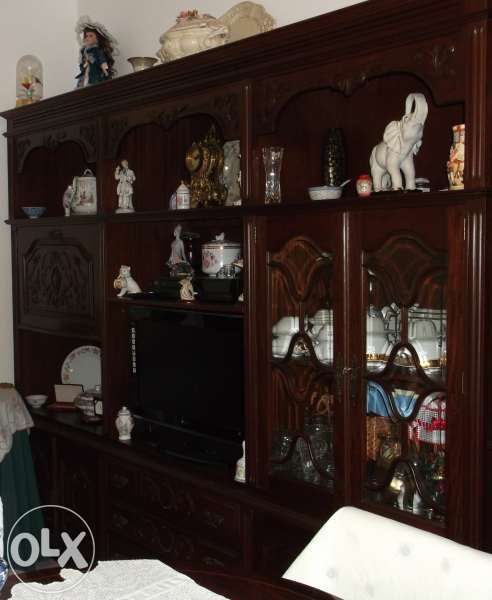 Movel completo de sala em madeira