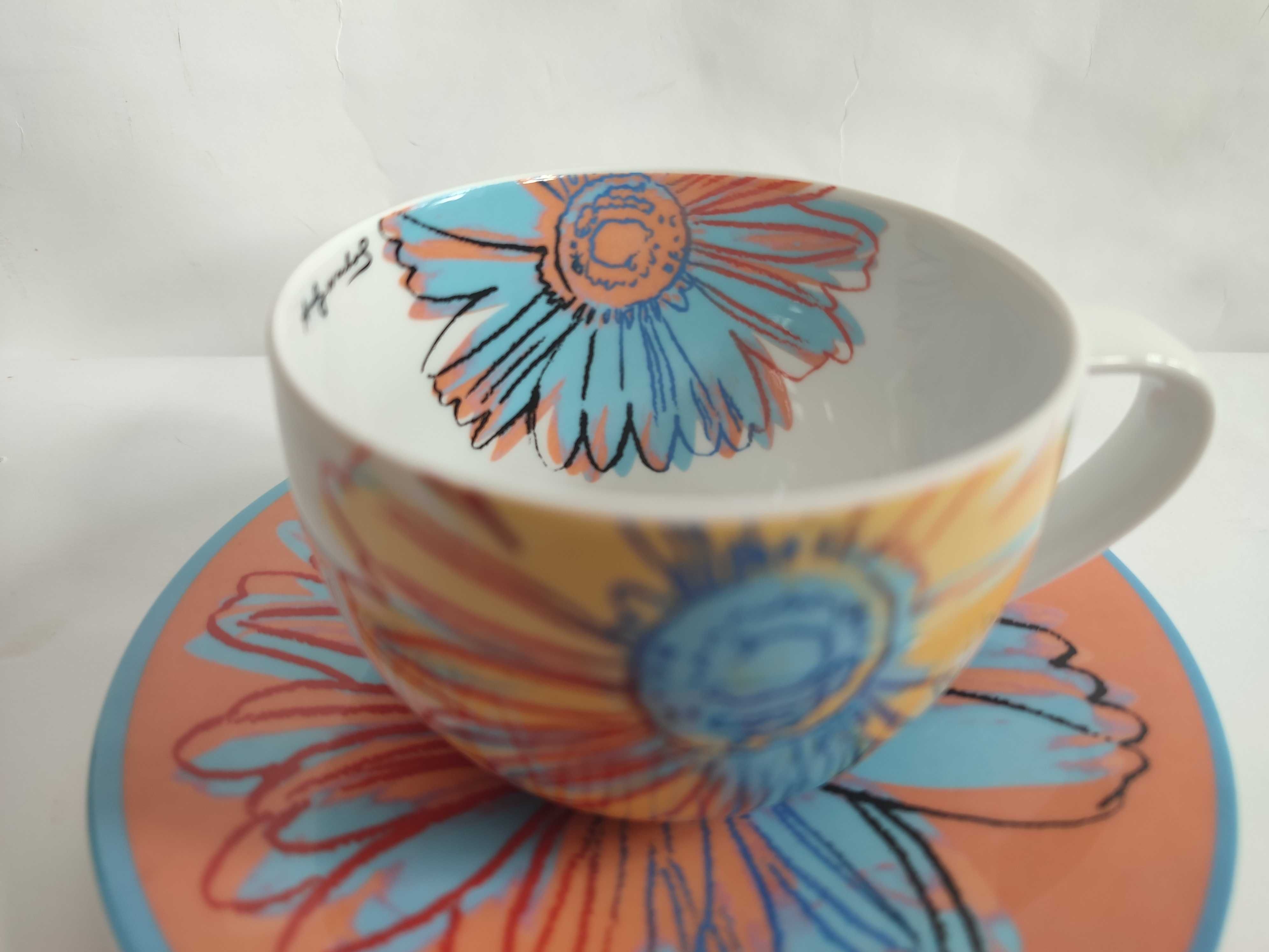 Rosenthal Studio Line Daisies Andy Warhol:  filiżanka ze spodkiem