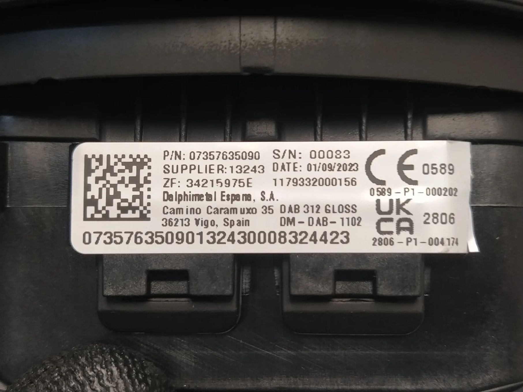 FIAT 500 LIFT 15- PODUSZKA AIRBAG KIEROWCY NOWY ORYGINAŁ