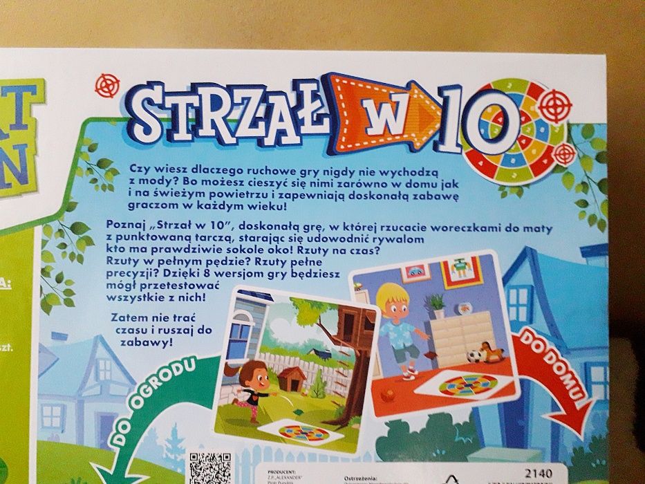 NOWA gra zręcznościowa „STRZAŁ w 10” dla dziecka i rodziny