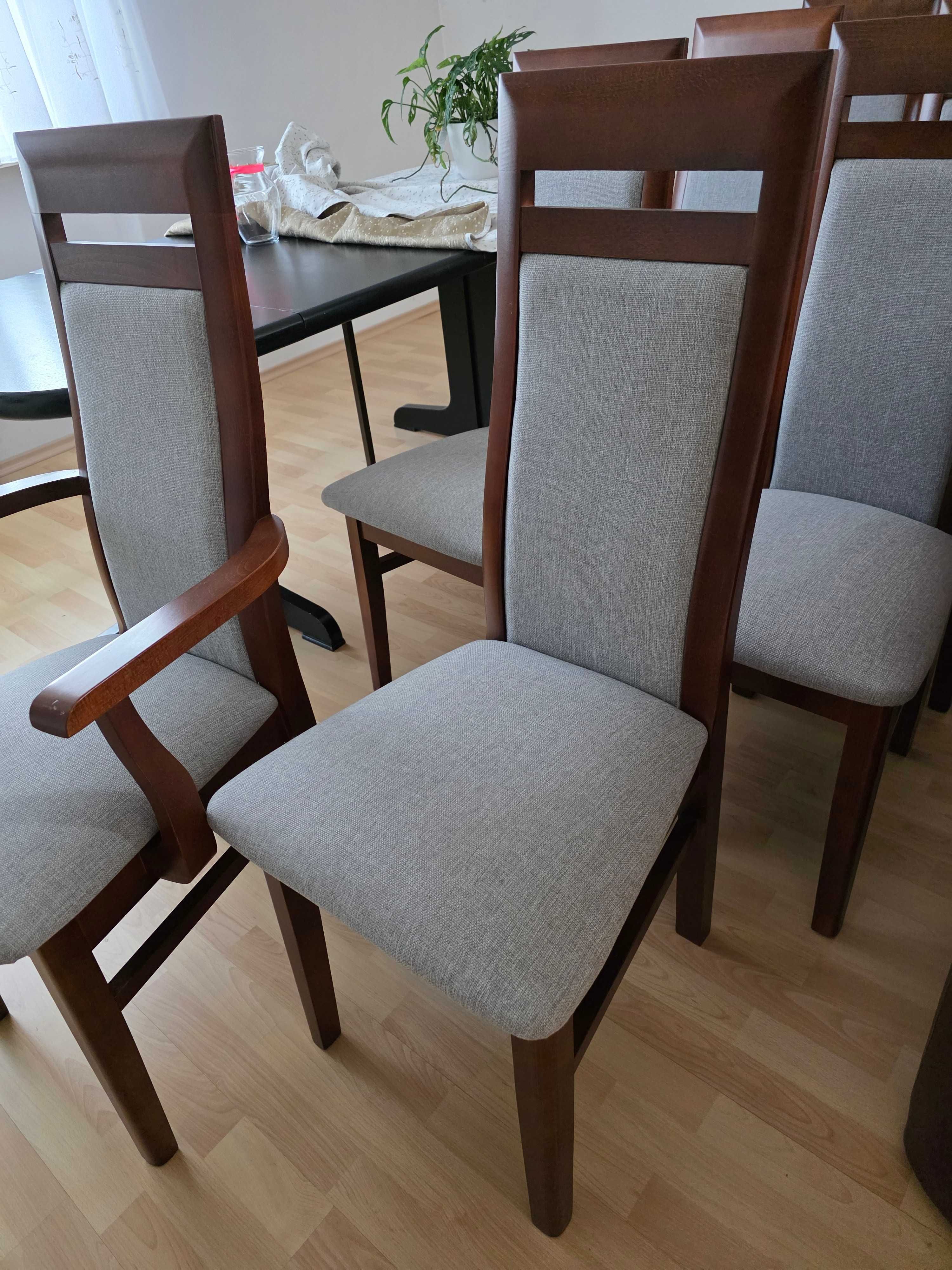 REZERWACJA Krzesła do salonu / jadalni 8 sztuk + 2 z podłokietnikami