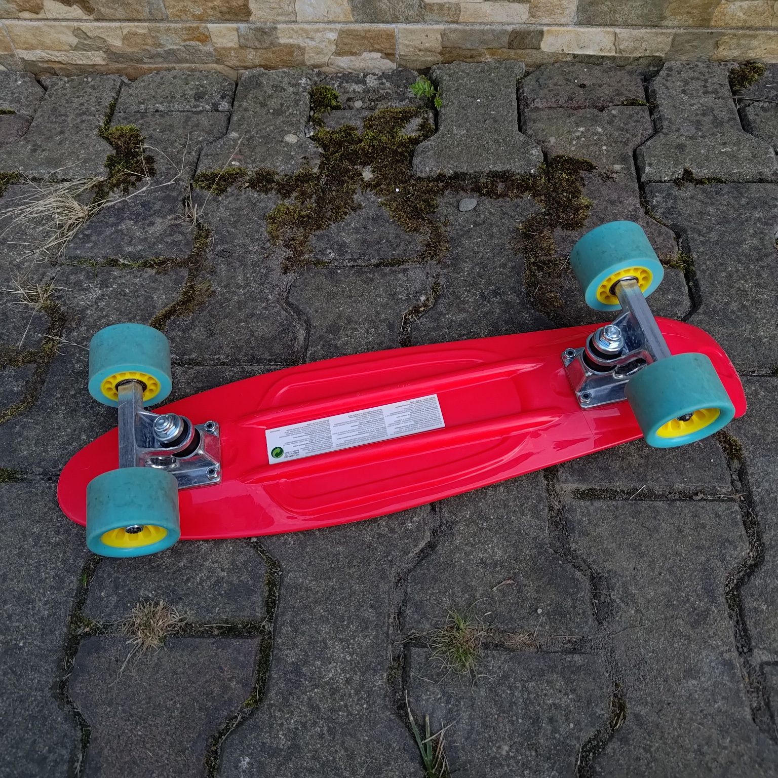 Deskorolka czerwona fiszka Skate