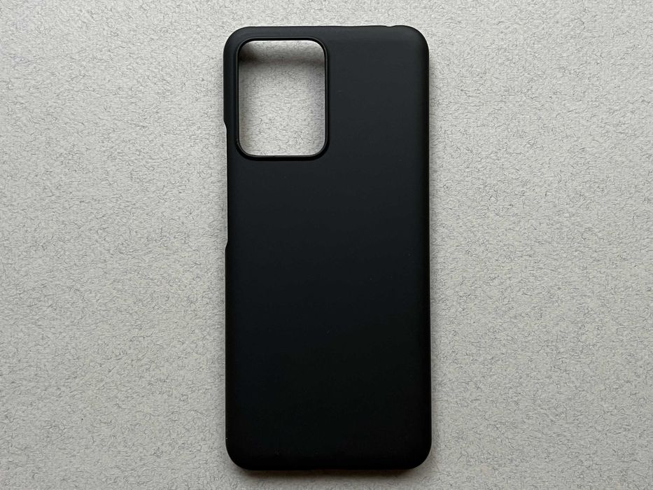 Redmi Note 12, Poco X5 чохол матовий пластик чорний тонкий чехол
