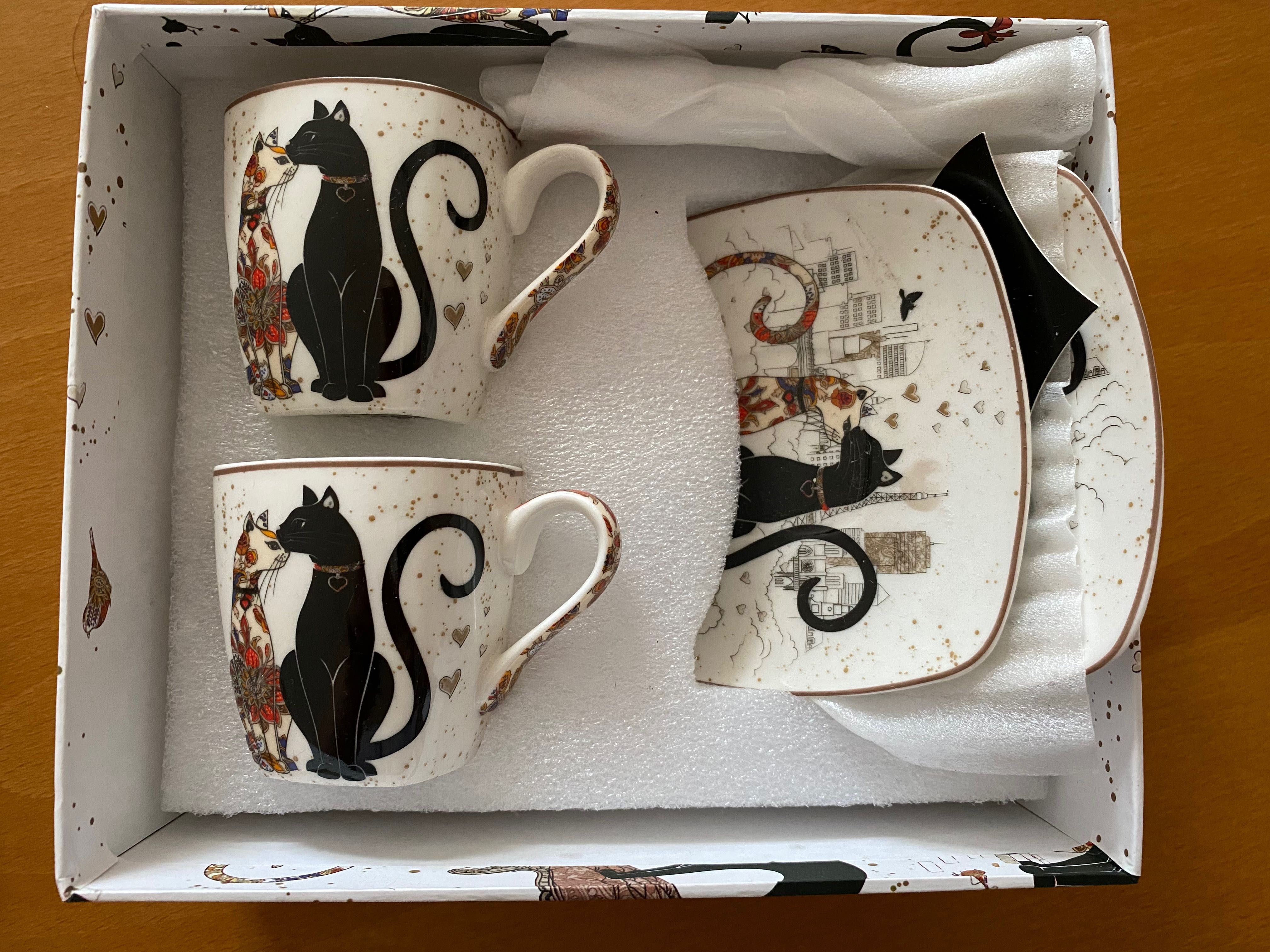 Zestaw porcelanowych filiżanek do espresso Queen Isabell