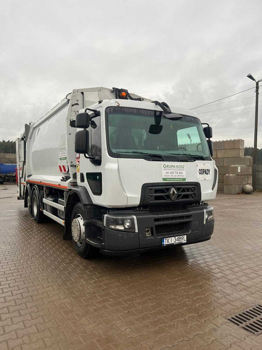 Śmieciarka Renault Gama D / Eur6 / GeesikNorba 2komory / BDB