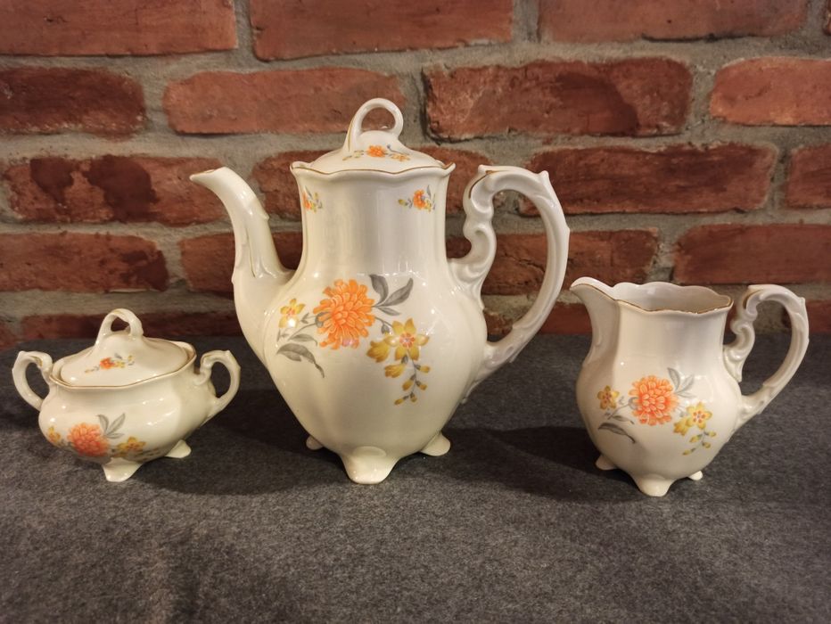 KOENIGSZELT Jaworzyna Śląska Garnitur Porcelany Śląskiej CHARLOTTE