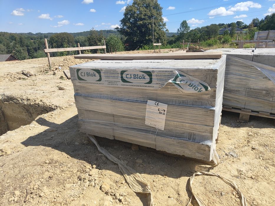 Bloczek betonowy 12x24x38