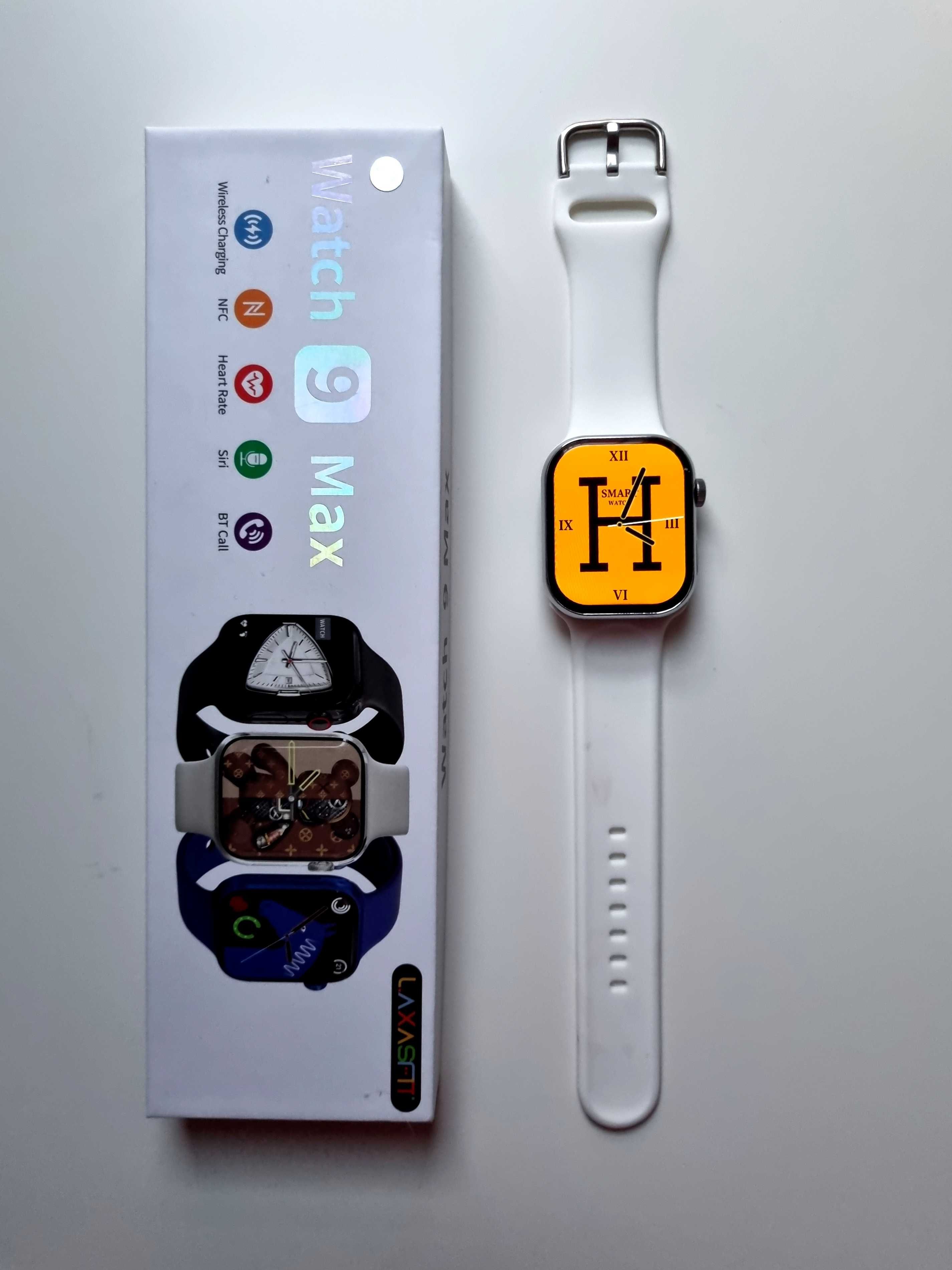Smartwatch 9 Max biały pasek