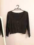 Czarny sweterek H&M bolerko