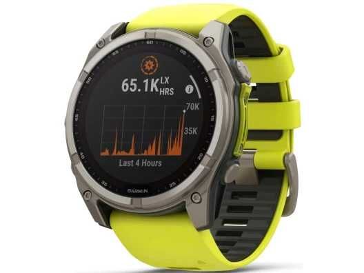 Garmin Fenix 8 51mm Solar Sapphire Titanium w. Amp Yellow/Graphite