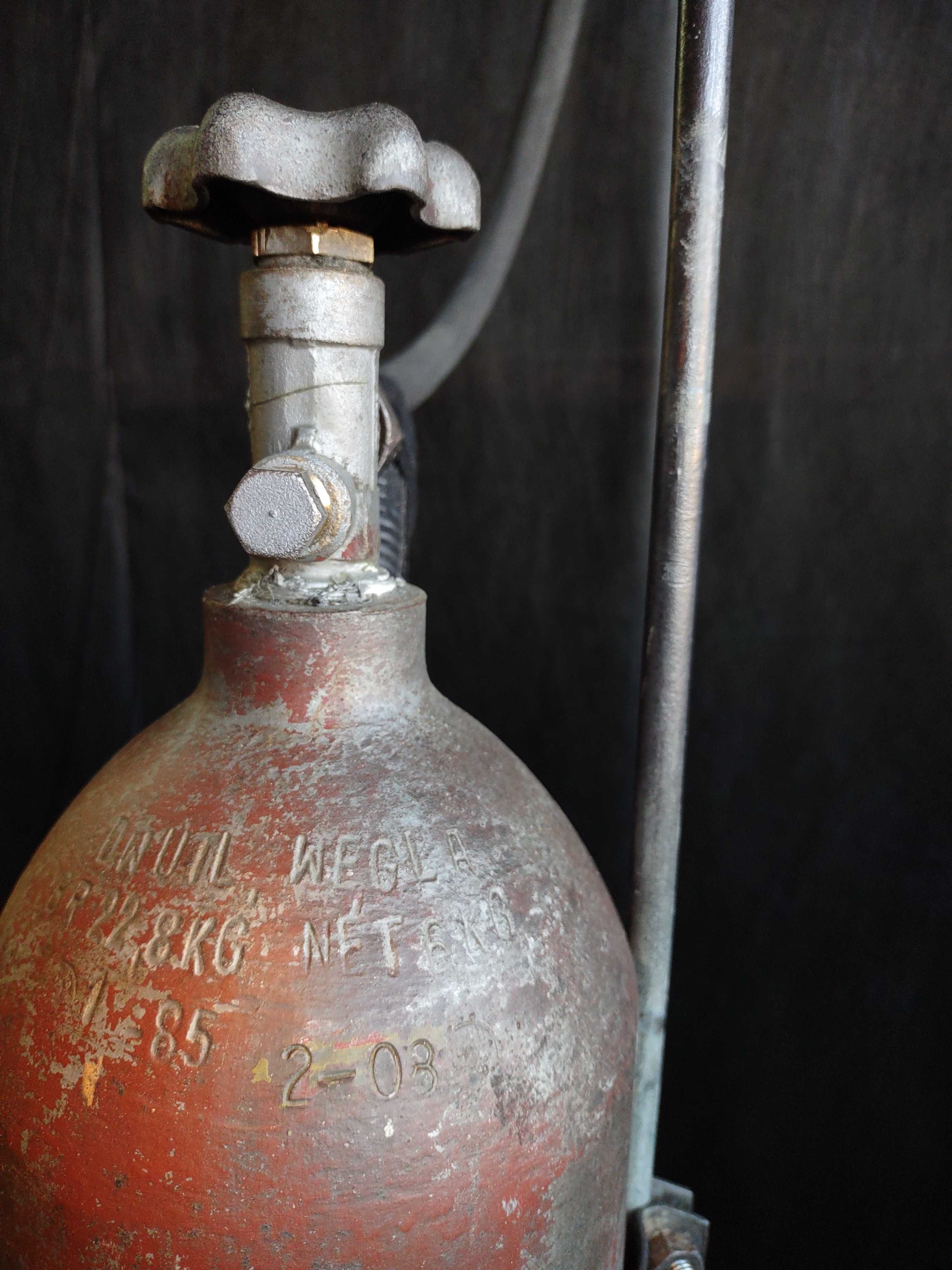 Lampa podłogowa gaśnica rustykalna loft