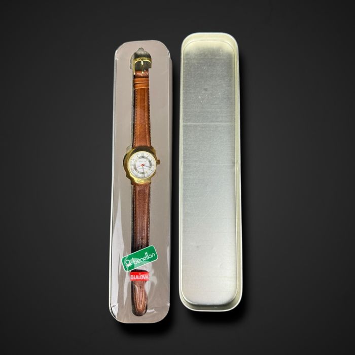 Zegarek vintage Benetton by Bulova w oryginalnym opakowaniu b51/08224